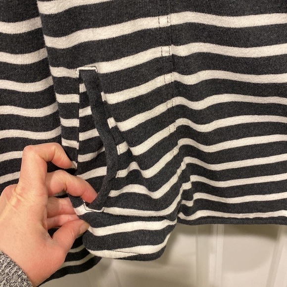 Gap Striped Moto Style Zip Blazer Jacket EUC - Picture 5 of 12